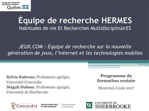 Le 13 mai, l’équipe de recherche HERMES et la Chaire de